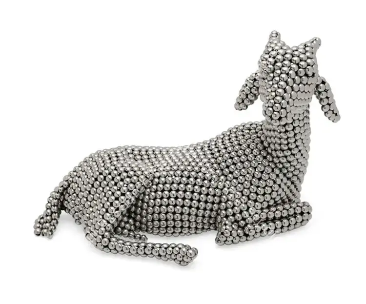 Shende, Valay (Artist). Untitled (Goat). Stainless steel discs; Edition 3/5 + 2 Aps, 2021 | Sculpture  | 00868509