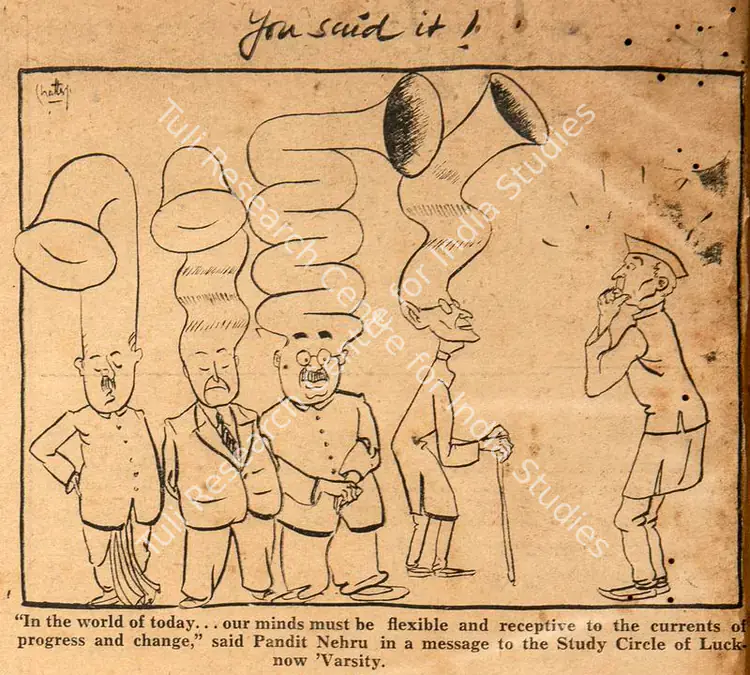 Chatterjee, Basu (Cartoonist). You Said It !. 1950 | Cartoons, Blitz, 07 January 1950 | PopCulture | 00794860