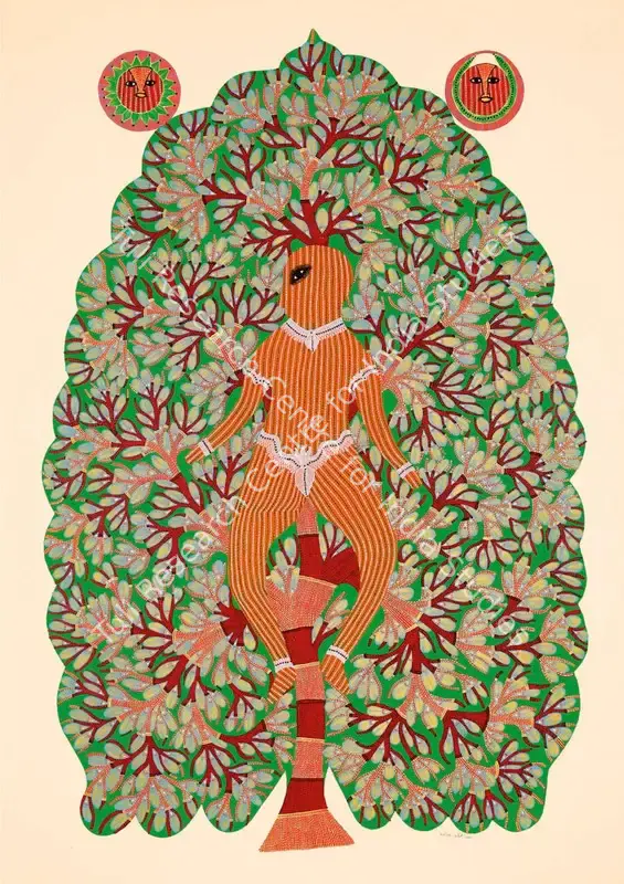 Urveti, Ram Singh (Artist). Untitled. Acrylic on canvas, 2021 | Painting | EconomicsArt | 00870880
