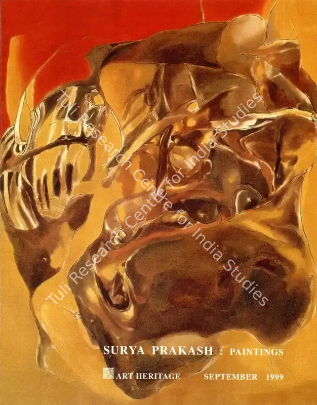 Prakash, Surya (Artist). Surya Prakash - Paintings. Art Heritage, 1999 | Solo Exhibition Catalogue  | 00876235