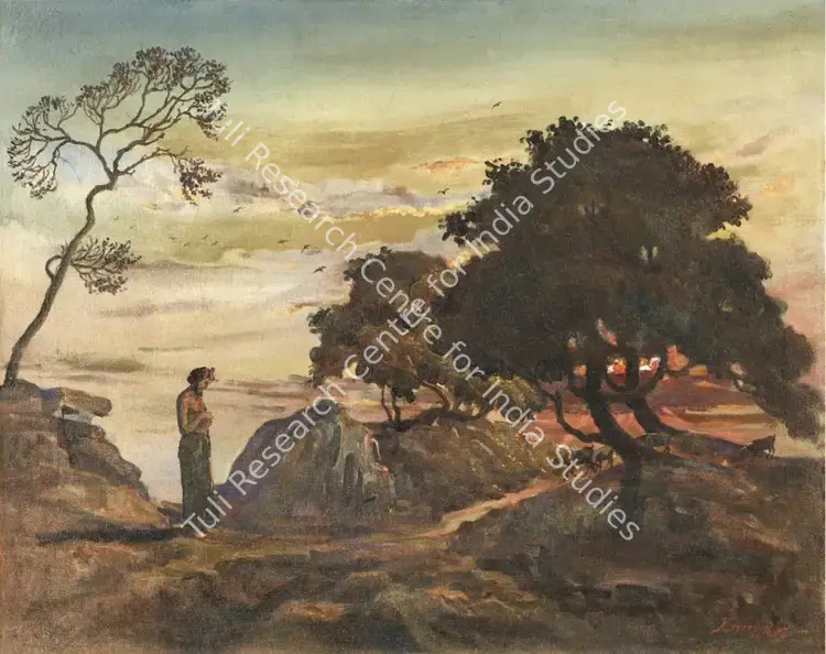Roy, Kisory (Artist). Untitled. Oil on canvas, n.d. | Painting | EconomicsArt | 00869579
