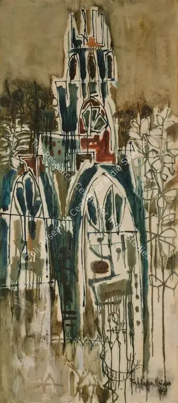 Naidu, Reddeppa (Artist). Untitled. Oil on board, 1964 | Painting | FineArts | 00353589