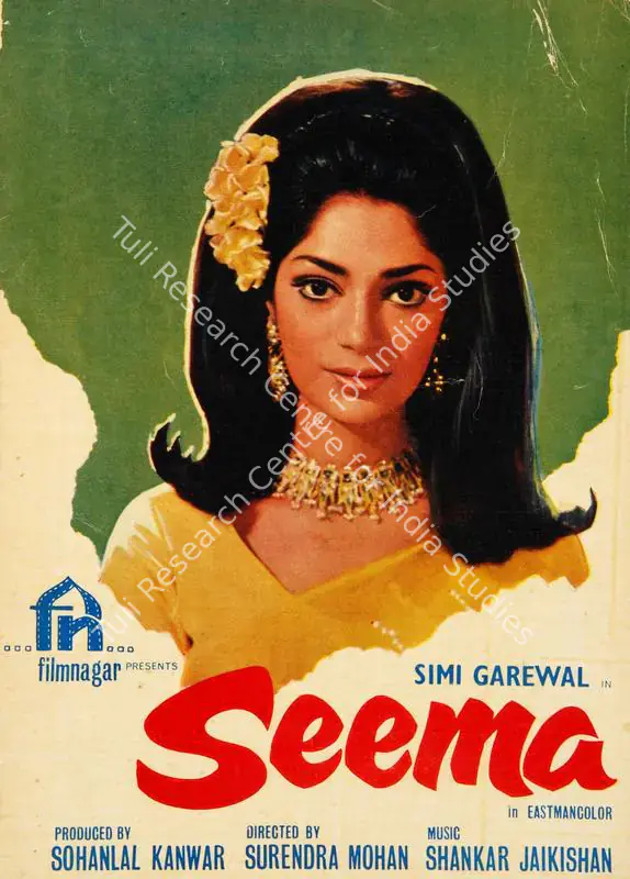 Kanwar, Sohanlal (Producer), Seema, 1971 | Song-Synopsis Booklet | CinemaEducation | 00780101