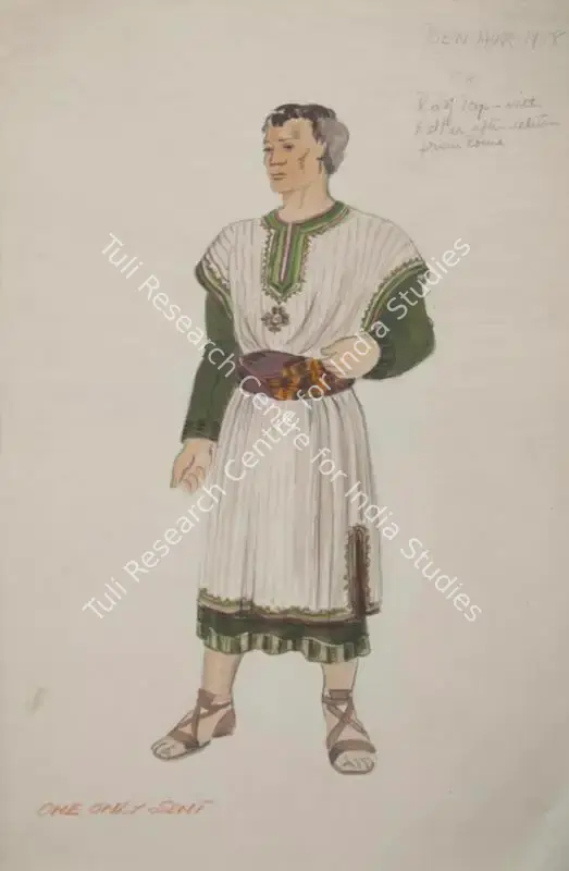 Wyler, William (Director), Ben-Hur, 1959 | Costume Sketch | CinemaEducation | 00790088