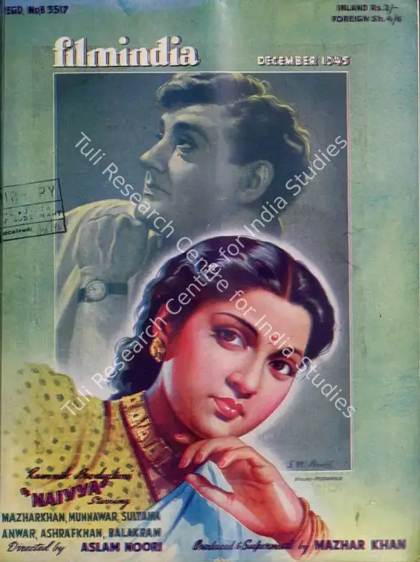 Patel, Baburao (Editor). Filmindia. 11(12). Bombay: Baburao Patel, December 1945 | Magazine | CinemaEducation | 00796533