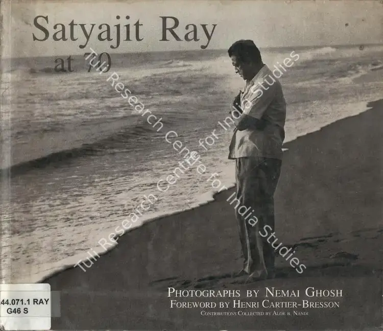 Nandi, Alok B. (Author). Satyajit Ray at 70 - As Writer, Designer, Actor, Director, Cameraman, Editor, Composer. Brussels: Eiffel Editions, 1991 | Authored Book | CinemaEducation | 00845614