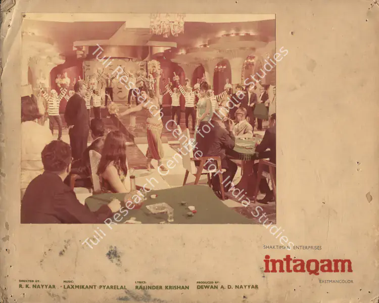 Nayyar, Dewan A. D. (Producer), Intaqam, 1969 | Photographic Still Mounted on Lobby Card | CinemaEducation | 00765079