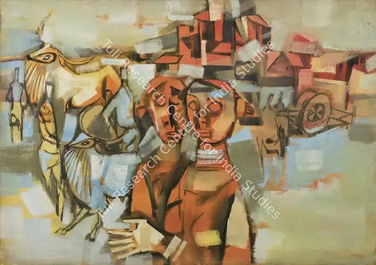 Sivanesan, M. (Artist). Untitled. Oil on canvas, 1968 | Painting | FineArts | 00419621