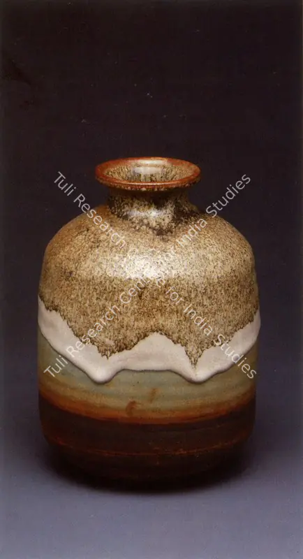 Singh, Sardar Gurcharan (Artist). Pot. Wheel-thrown, Wood-fired stoneware ceramics, mid 20th Century | Marg, December 2022 - March 2023 | Sculpture | FineArts | 00675491