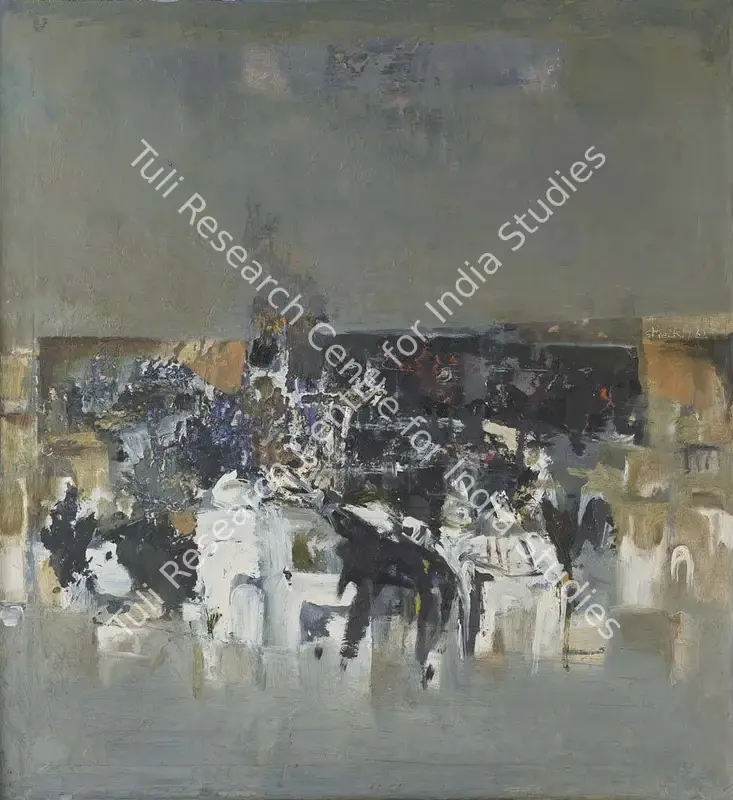 Sheikh, G.M. (Artist). Recurring Image. Oil on canvas, 1962 | Painting | FineArts | 00642180