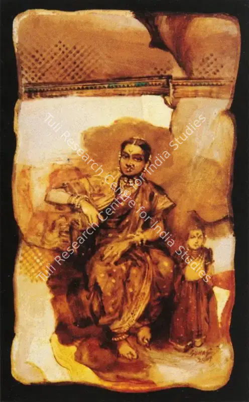 Bahulkar, Suhas (Artist). Lost Paradise VI. Acrylic and gold leaf on wood, n.d. | Painting | FineArts | 00372068