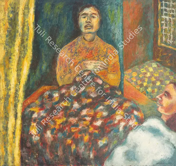 Singh, Anjum (Artist). Untitled . Oil on board, 1991 | Painting | FineArts | 00355509