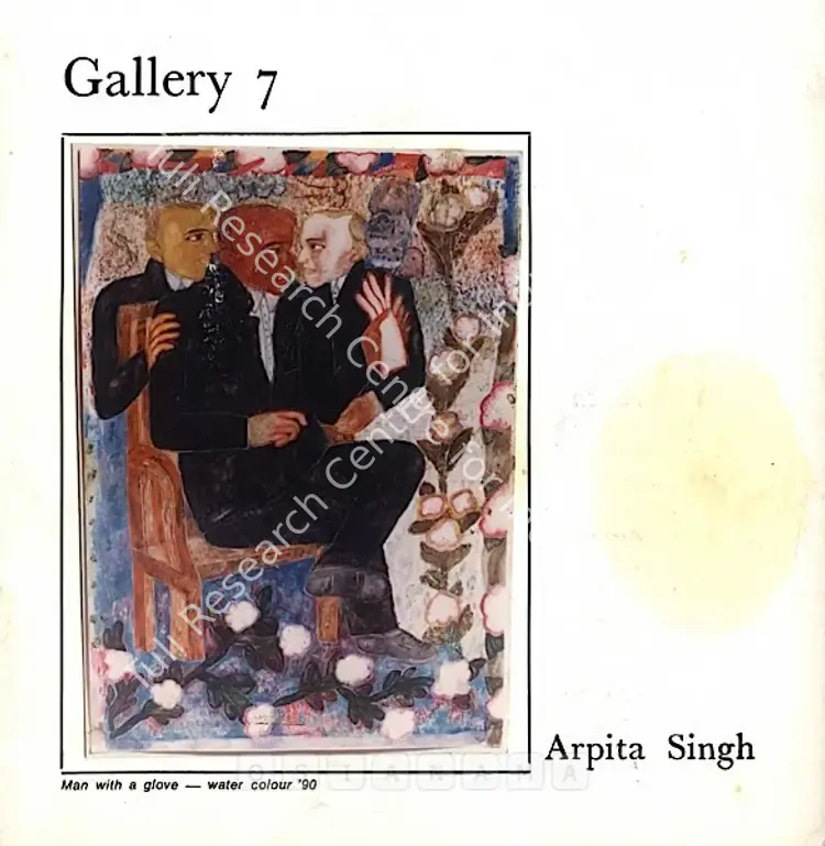 Singh, Arpita (Artist). Arpita Singh. Bombay: Gallery 7, 1990 | Solo Exhibition Catalogue  | 00876098