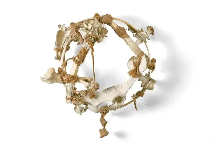 Kolleri, Valsan Koorma (Artist). Armature. Bone, rope and papier-mache, 1998 | Sculpture | FineArts | 00362239