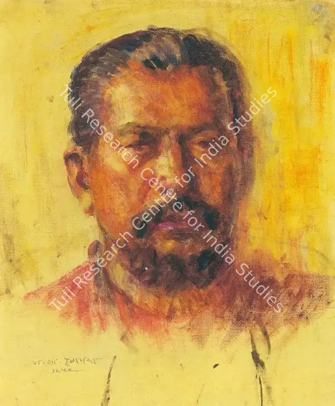 Haldankar, G.S. (Artist). Portrait. Oil on board, 1959 | Painting  | 00877676