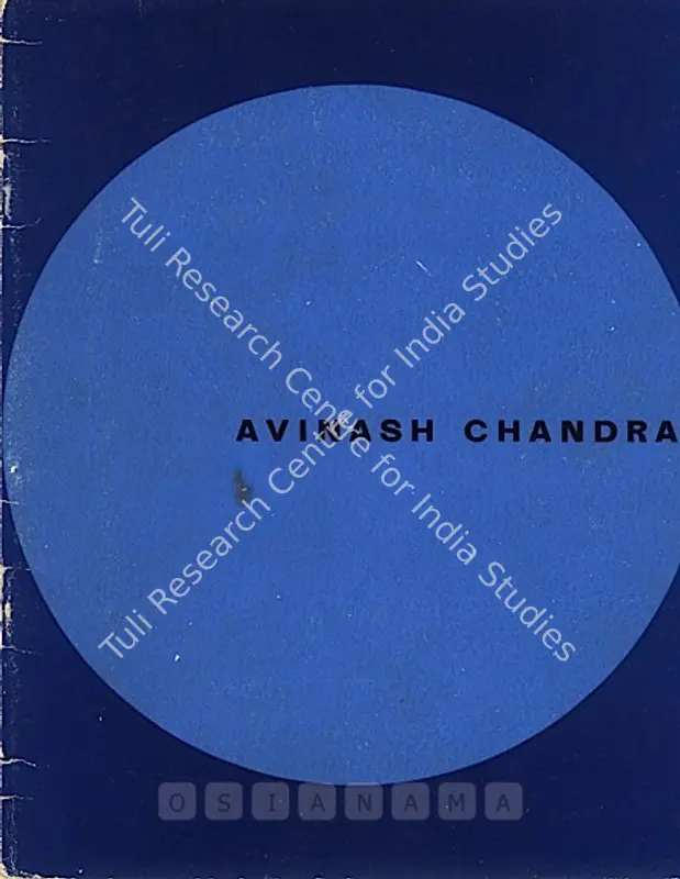 Chandra, Avinash (Artist). Avinash Chandra. London: Molton Gallery, 1960 | Solo Exhibition Catalogue  | 00875452
