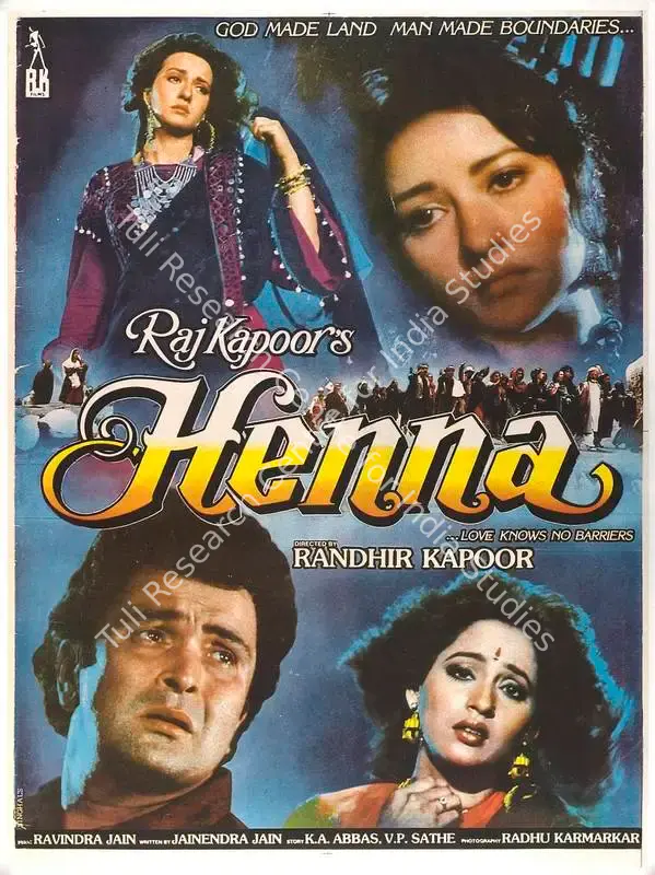 Kapoor, Randhir (Producer), Henna, 1991 | Full Sheet Poster | CinemaEducation | 00767652