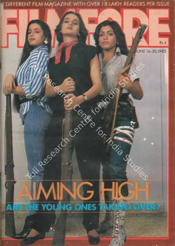 Nandy, Pritish (Editor). Filmfare - The Fortnightly Film Magazine. 34(12). Bombay: Pritish Nandy, c/o The Times of India, 16 June 1985 | Magazine | CinemaEducation | 00793775