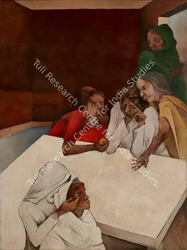 Singh, Sardar Gurcharan (Artist). Untitled. Oil on canvas, 1987 | Painting | FineArts | 00417522