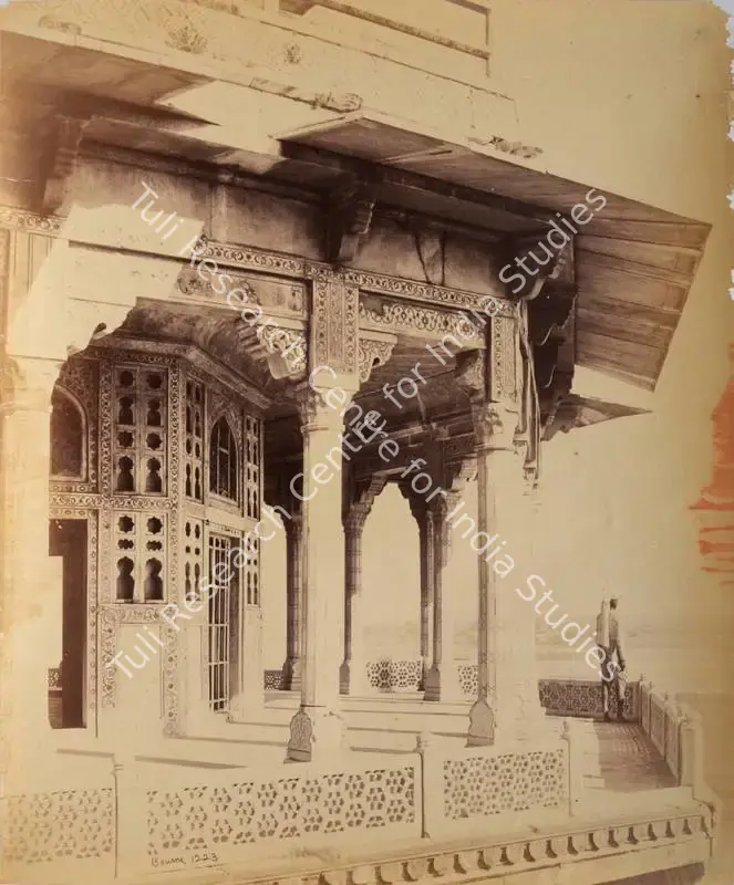 Bourne, Samuel (Photographer). Exterior of the Zenana, Agra Fort. Albumen print, Mid 1860s | Antiquarian Photograph | Photography | 00116120