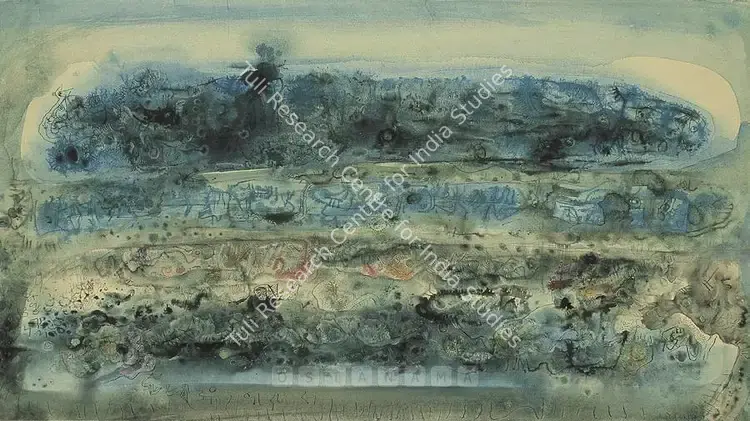 Ambadas (Artist). Untitled. Watercolour on paper, 1966 | Painting | FineArts | 00600821