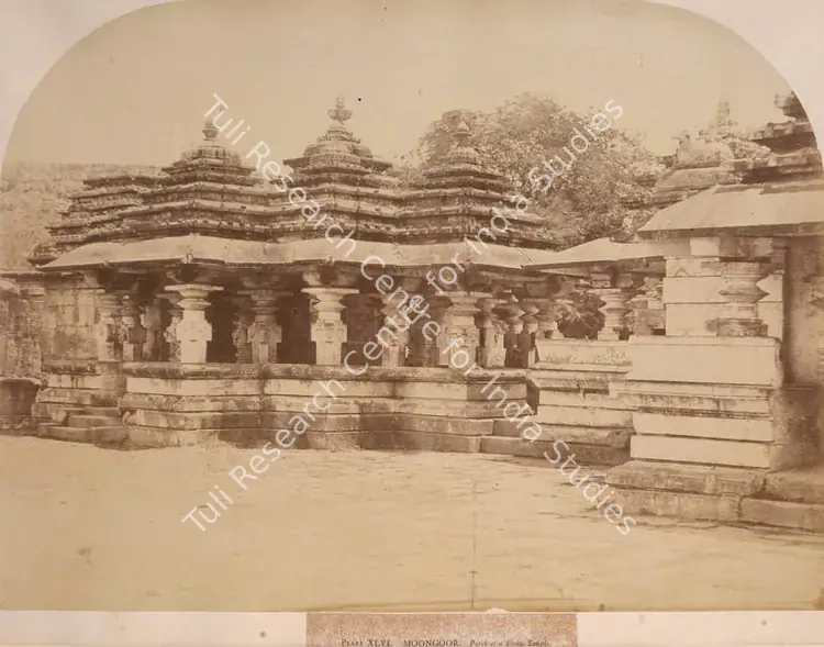 Pigou, William Henry (Photographer), Moongoor, Porch of Sivite Temple, c.1856 | Antiquarian Photograph | Photography | 00115013