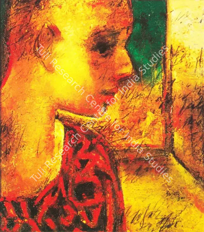 Achrekar, Sujata (Artist). Untitled. Oil on canvas, n.d. | Painting | FineArts | 00372092