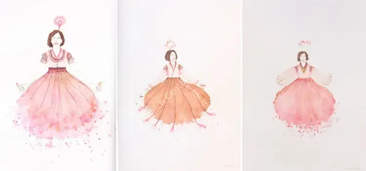 Acharya, Dhruvi (Artist). Metamorph II (I); Metamorph II (II); Metamorph II (III). Watercolour on paper, 2008 | Painting | FineArts | 00575613