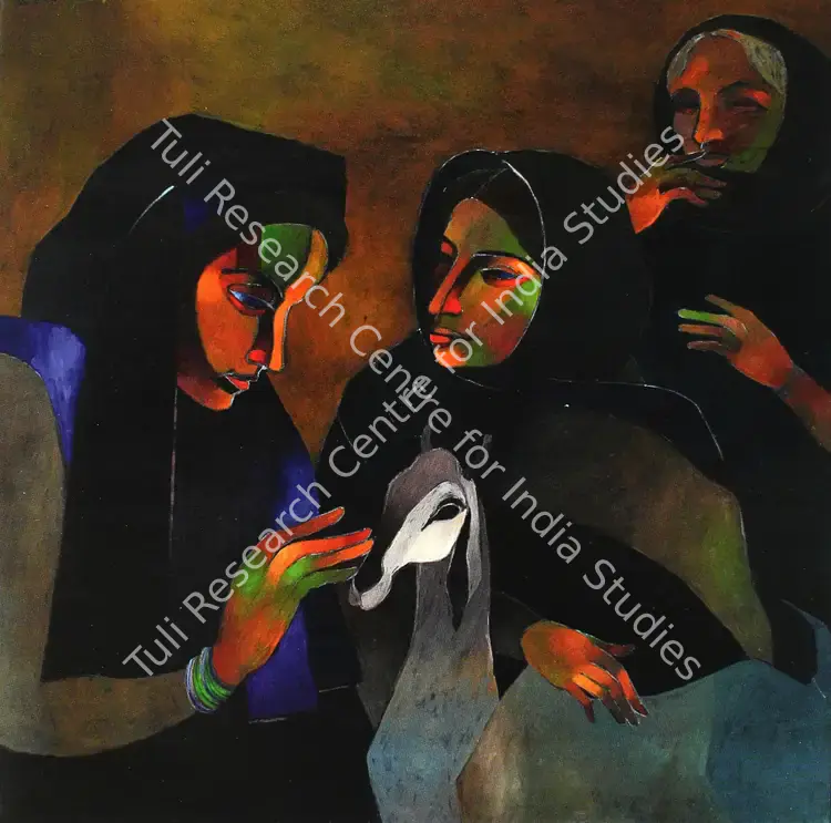 Sengupta, Niren (Artist). She. Oil on canvas, 2004 | Painting | FineArts | 0024155