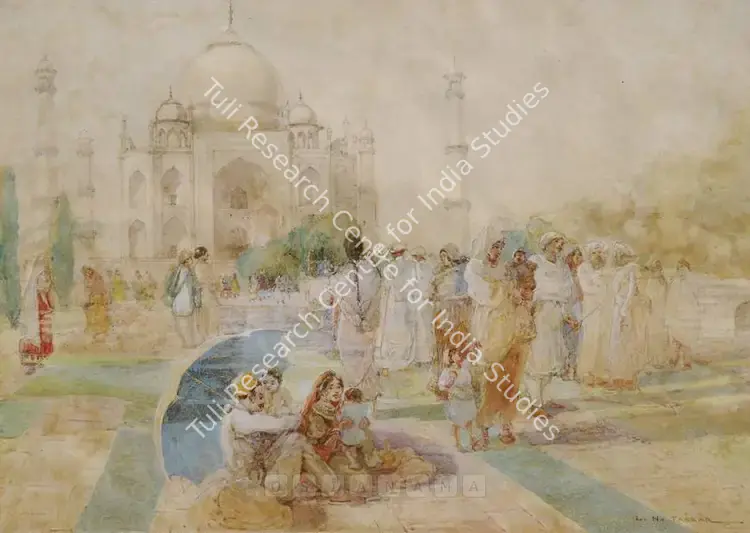 Taskar, L.N. (Artist). Untitled. Pencil and watercolour on handmade paper, late 1910s | Painting | FineArts | 00562533