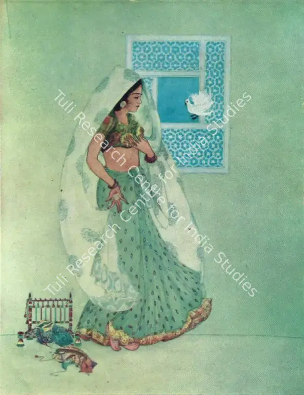 Gupta, S.N. (Artist). The Messenger. n.d. | Lalit Kala Contemporary, June 1962 | Painting | FineArts | 00534352