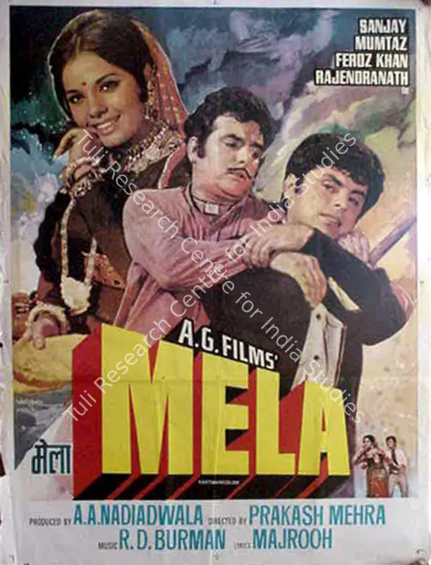 Nadiadwala, A.A. (Producer), Mela, 1971 | Full Sheet Poster | CinemaEducation | 00766427