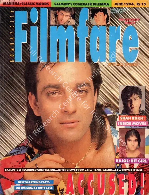 Mohamed, Khalid (Editor). Filmfare. 43(6). Bombay: Pradeep Guha, c/o The Times of India, 01 June 1994 | Magazine | CinemaEducation | 00794027
