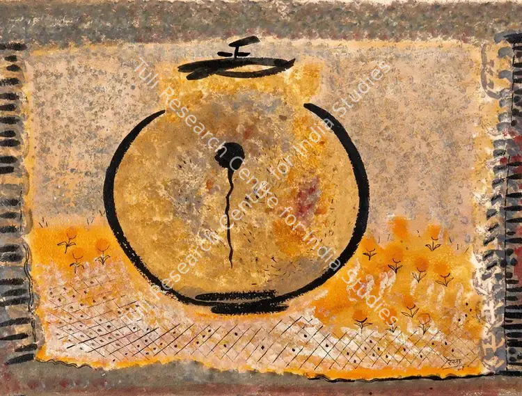 Rao, Rekha (Artist). Untitled. Mixed media on paper, 1981 | Painting | FineArts | 00419158