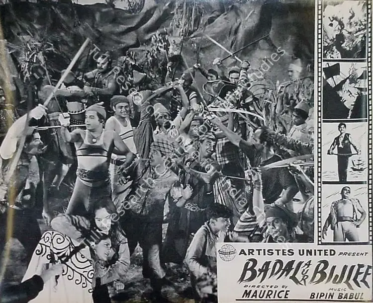 Four Aces (Producer), Badal Aur Bijlee, 1956 | Lobby Card | CinemaEducation | 00810026