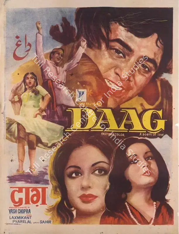 Chopra, Yash (Producer), Daag, 1973 | Full Sheet Poster | CinemaEducation | 00766546