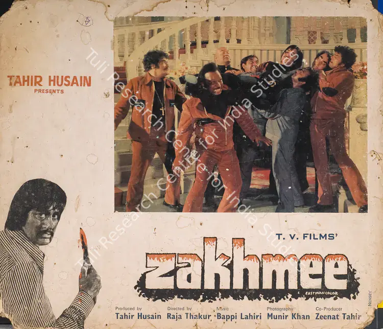 Khan, Munir (Cinematographer), Zakhmee, 1975 | Photographic Still Mounted on Lobby Card | CinemaEducation | 00765791