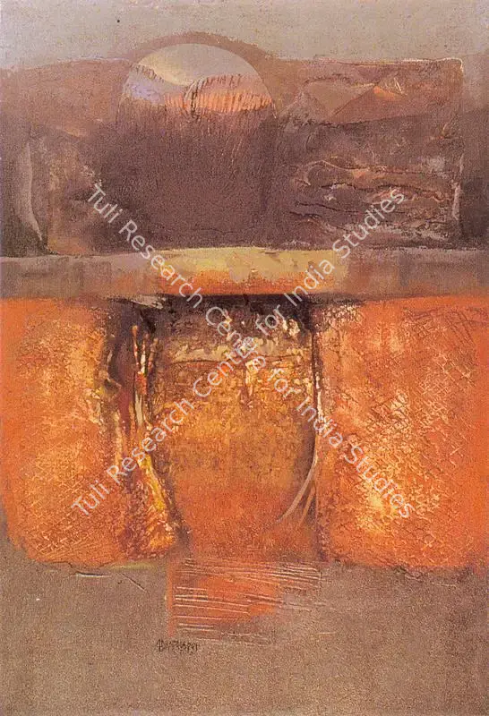 Adivrekar, Gopal S. (Artist). Memory of the Past. Oil on canvas, 1981 | Painting | FineArts | 00371232