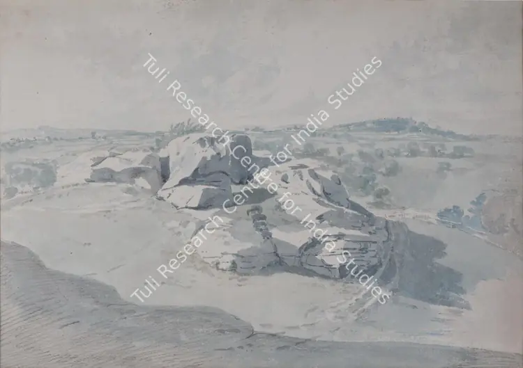 Daniell, William (Artist). Near Tunbridge Wells. Watercolour on paper, c.1820 | Painting | FineArts | 00362280