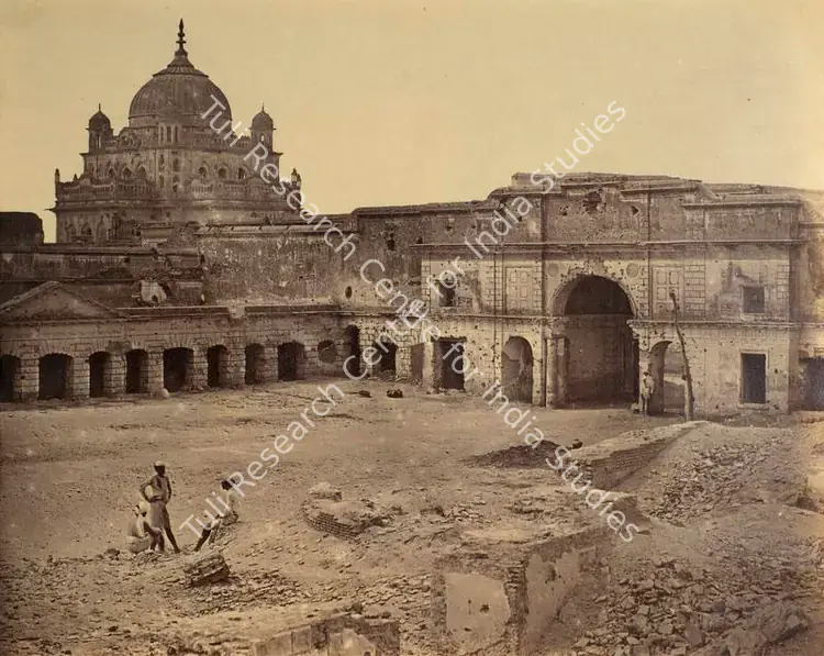 Beato, Felice (Photographer), The place in which General Neil was killed in the China Bazar, Lucknow, March-April 1858 | Antiquarian Photograph | Photography | 00116293