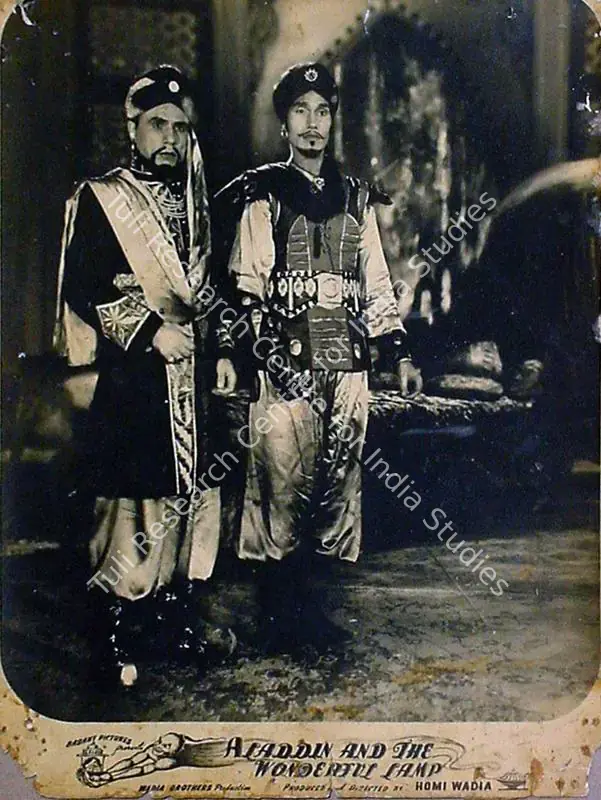 Wadadeker, Anant (Cinematographer), Aladdin Aur Jaadui Chiraag, 1952 | Lobby Card | CinemaEducation | 00829579