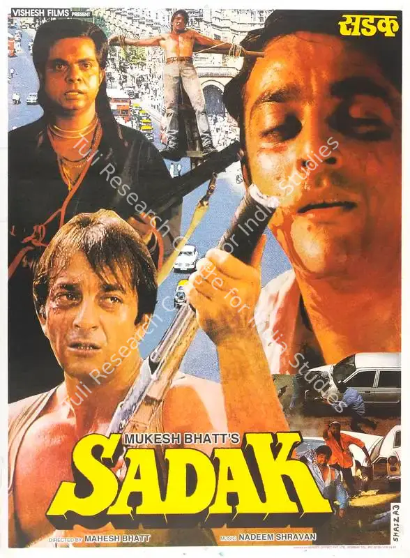 Bhatt, Mukesh (Producer), Sadak, 1991 | Full Sheet Poster | CinemaEducation | 00767699