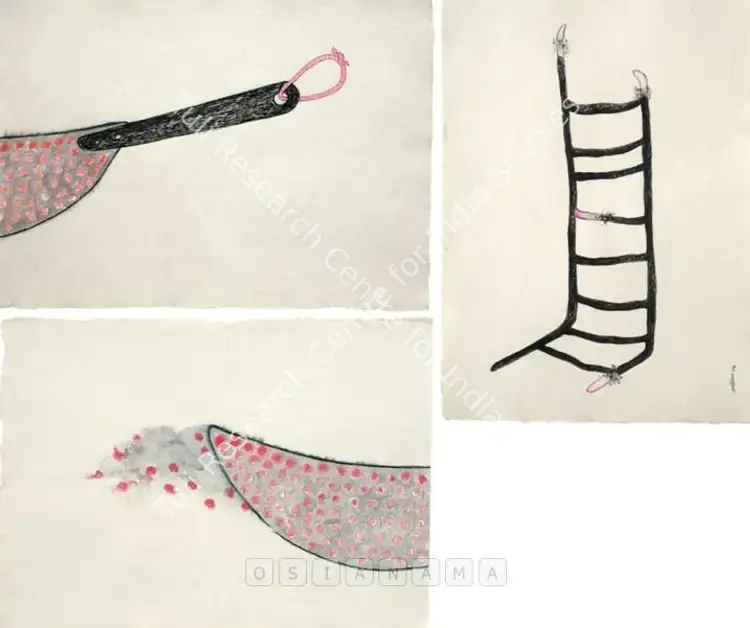 Sen, Mithu (Artist). Untitled. Mixed media on paper, 2004 | Painting | FineArts | 00756903