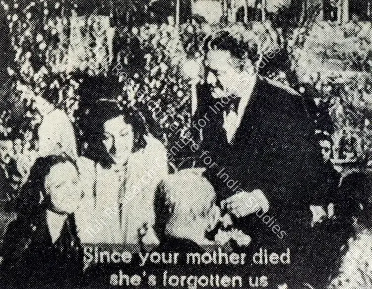 Irani, Faredoon A. (Cinematographer), Andaz, 1949. Still from Andaz: Shot 2 | Photographic Still, Journal of Arts & Ideas, January 1993 | CinemaEducation | 00710337