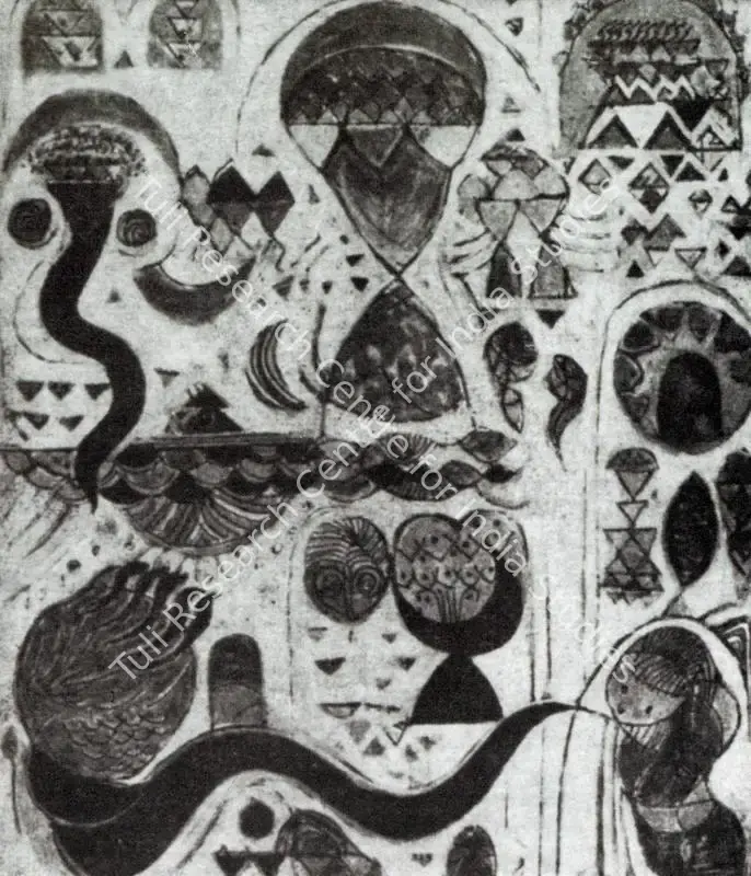 Gopinath, P. (Artist). Ritual Memories. Tempera, 1973 | Artrends, January-April 1972 | Painting | FineArts | 00551436
