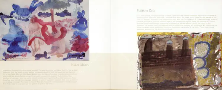 Gallery Threshold (Organiser). Narrative Nuances - Anupam Sud, Nalini Malani and Surinder Kaur. New Delhi: Gallery Threshold, 2005 | Group Exhibition Invitation | FineArts | 00858765