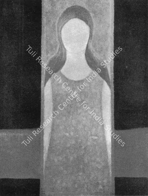 Sharma, O.P. (Artist). Catherine. Oil, 1967 | Lalit Kala Contemporary, September 1967-April 1968 | Painting | FineArts | 00534978