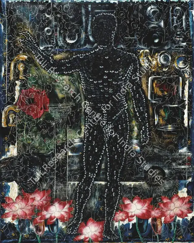 Ramesh, V. (Artist). A Thousand and One Desires (Eyes). Oil on canvas, 2001-2002 | Painting | FineArts | 00332137