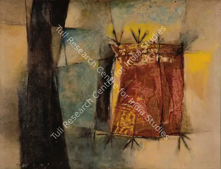 Mahammad, Isha (Artist). Deity. Oil and cloth on canvas, 1971 | Painting  | 00880865