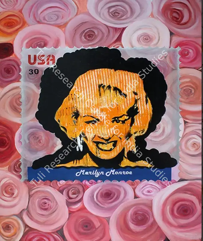 Upadhyay, Chintan (Artist). Andy's Monroe. Mixed media on canvas, 2002 | Painting | FineArts | 00642921